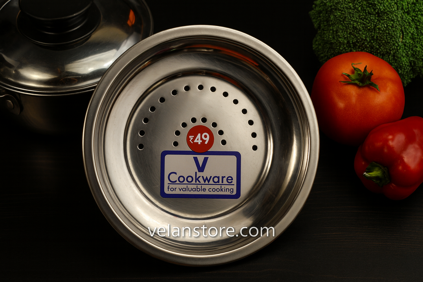 Vcookware Steel Plate for Vessel Lid | Vadi thattu