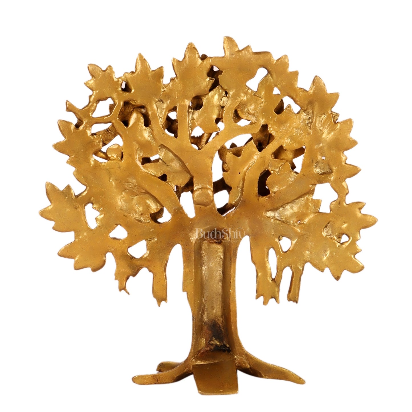 Pure Brass Handcrafted Kalpavriksha Tree - Table Standing 9"