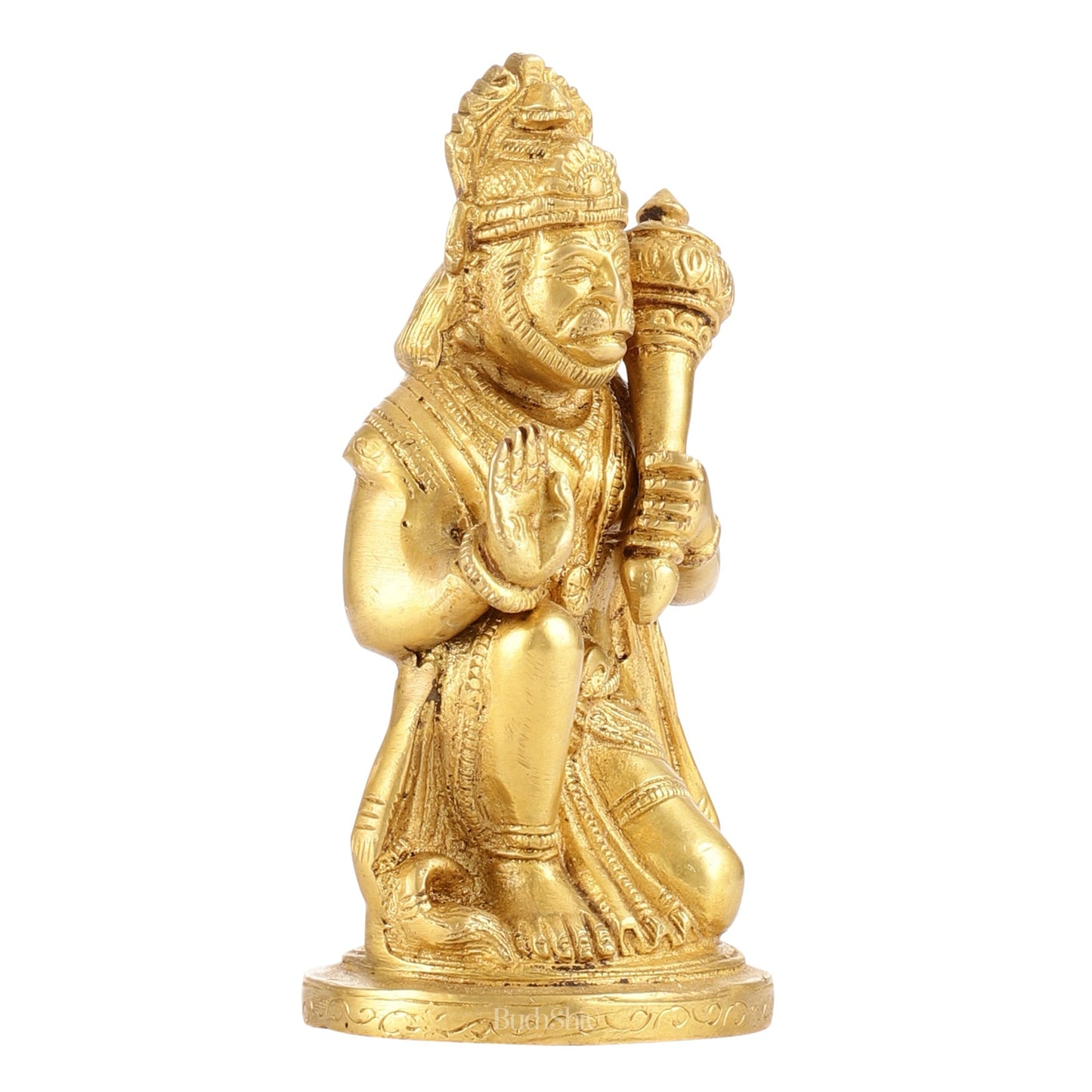 Pure Brass Lord Hanuman Statue | 5.75 inch