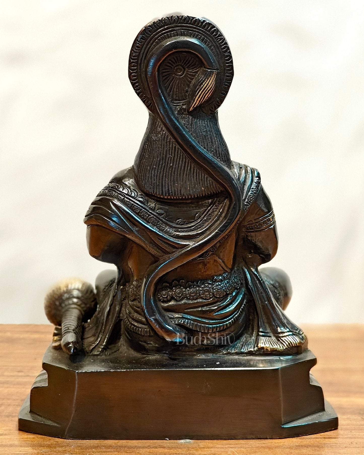 Pure Brass Lord Hanuman Statue - 8.5 inch