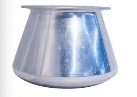 ALUMINIUM VENNAI CHATTI 14.5X14.5X9