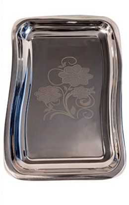 SS TRAY POONAM 32.4X21.5X3