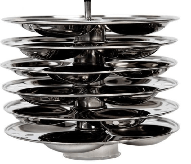 Stainless Steel Idli Maker - Make Delicious Idlis Easily!