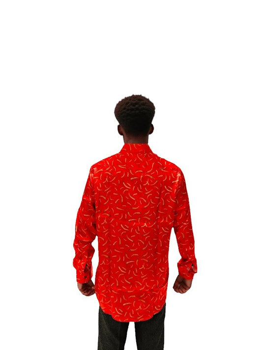 Relaxed Fit Printed Party Shirt