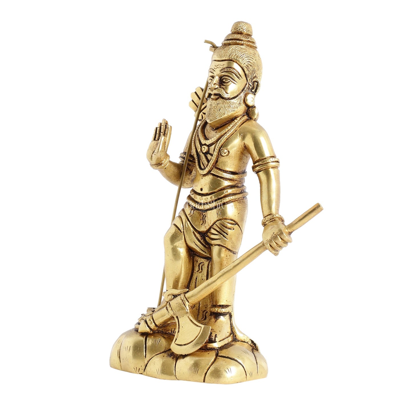 Superfine Brass Parshuram Idol - 7.5 Inch