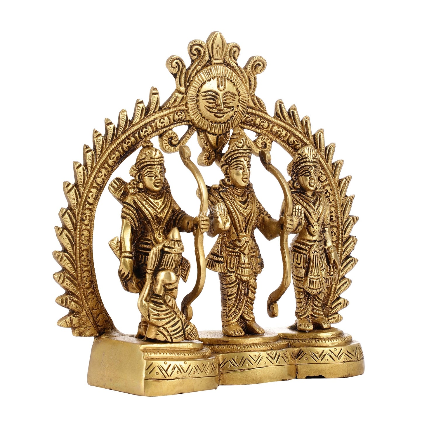 Superfine Brass Ram Darbar Idol | Height 7.5 inch