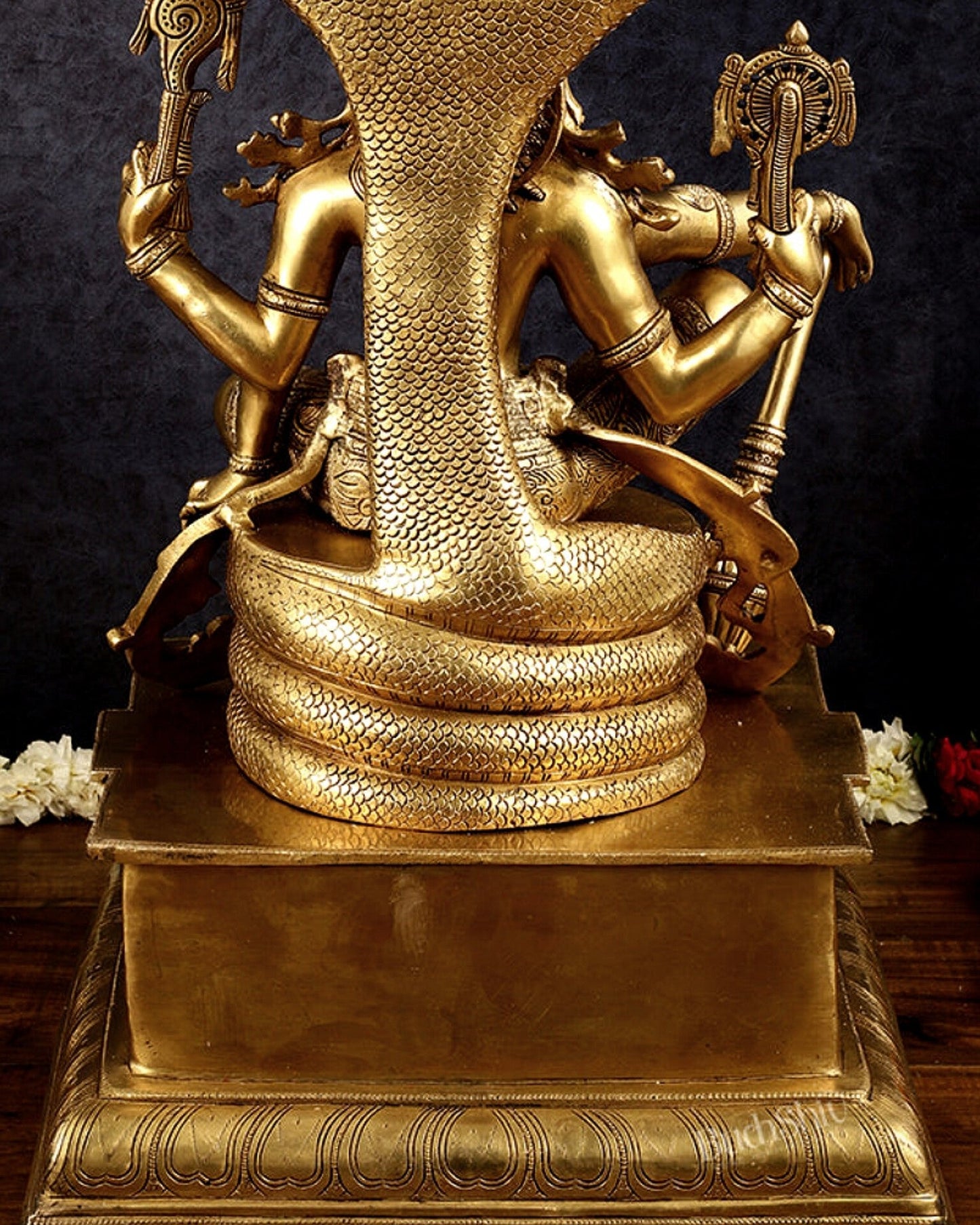 Superfine Brass Shri Hari Narayana ( Vishnu ) under Sheshanaag statue – 29”