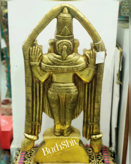Tirupati Balaji Brass statue 22 inch | Handcrafted in India