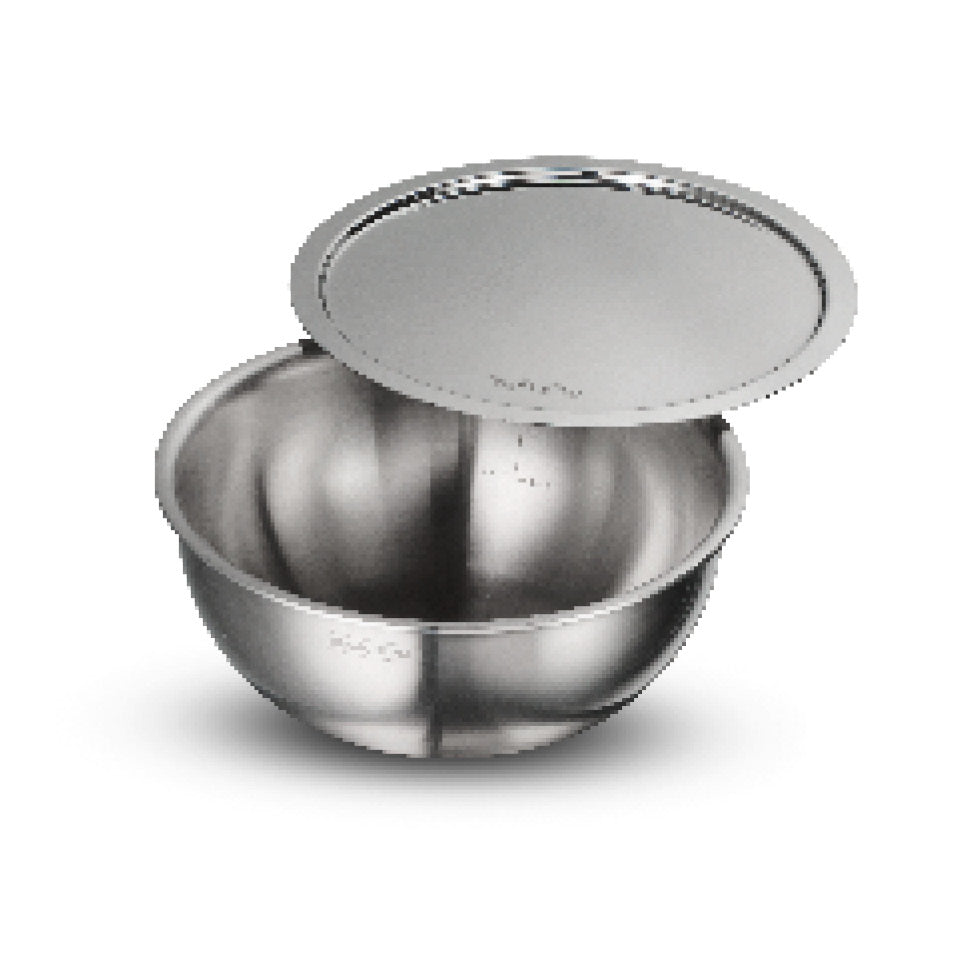 Aeion 22cm Stainless Steel Tri-Ply Extra Deep Tasla with SS Lid - 3.0L