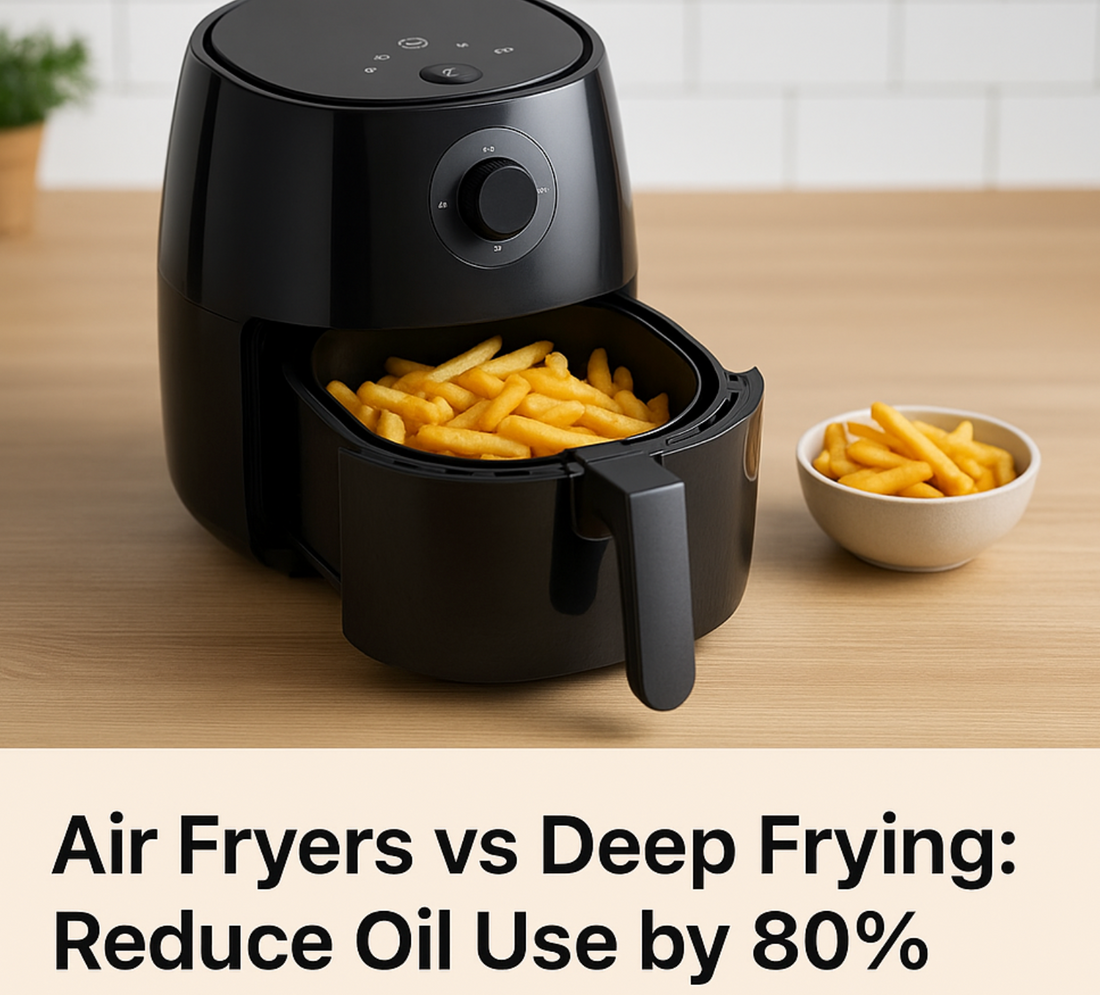 Air Fryers vs Deep Frying: Cut Oil by 80% for Healthier Cooking