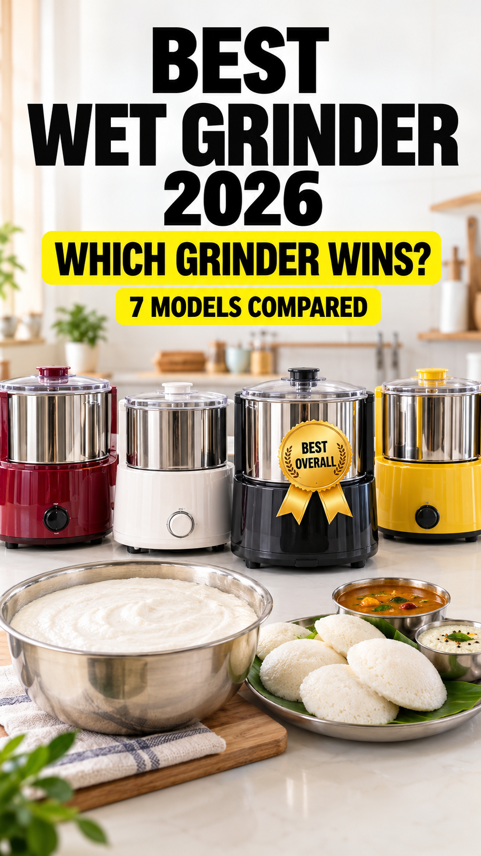 Best Wet Grinder in 2026: Elgi Ultra vs Butterfly vs Premier vs Vidiem Compared