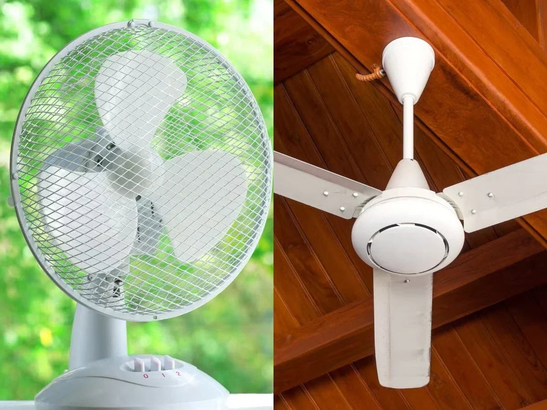 Choosing Between Table Fans and Ceiling Fans