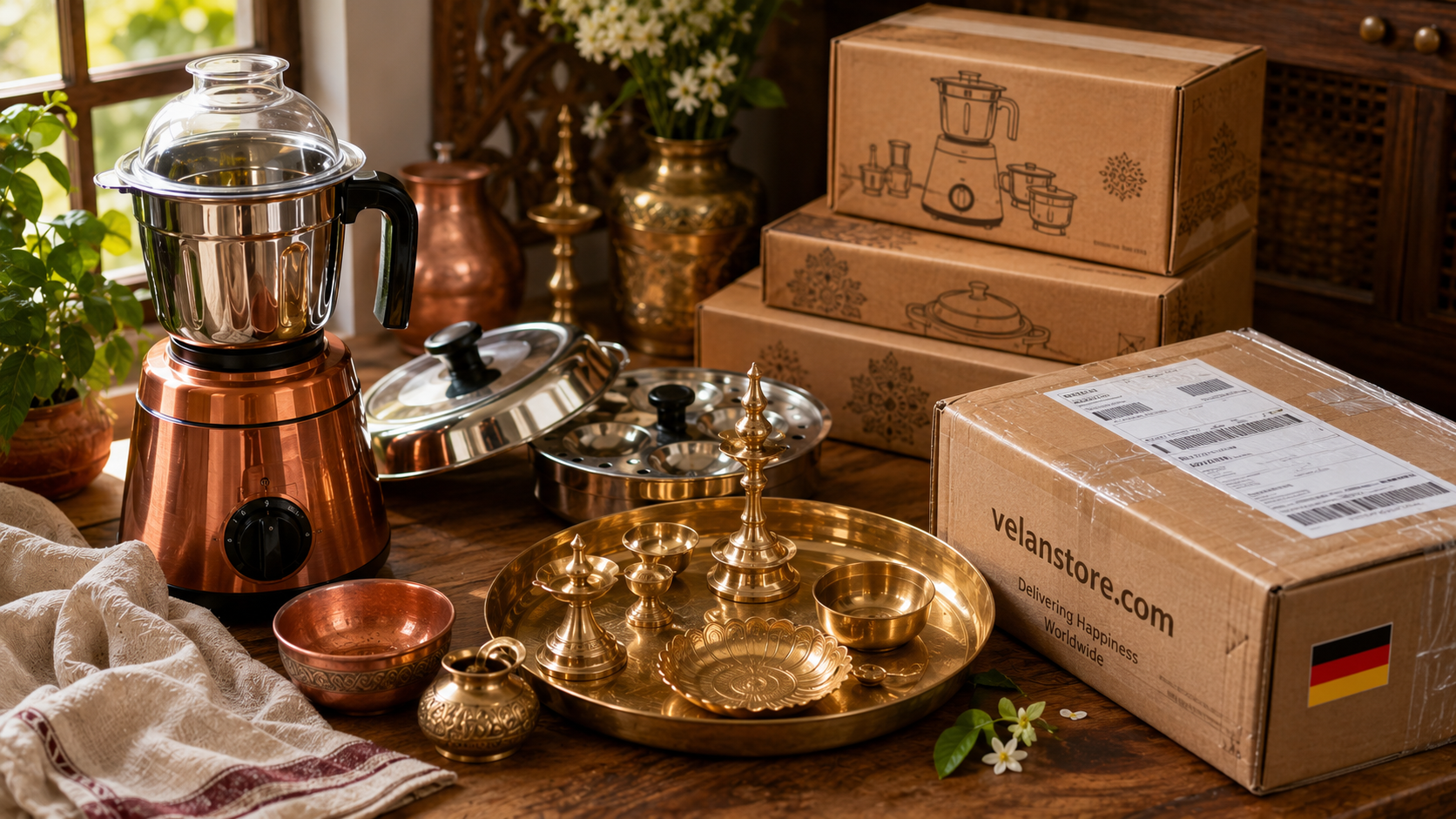 Shipping to Germany: Authentic Indian Kitchen & Home Essentials, Delivered