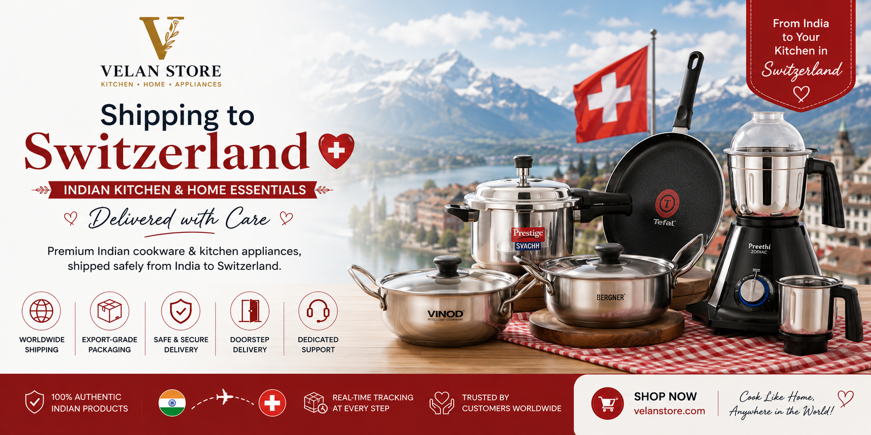 From Chennai to Switzerland | Indian Kitchen Essentials