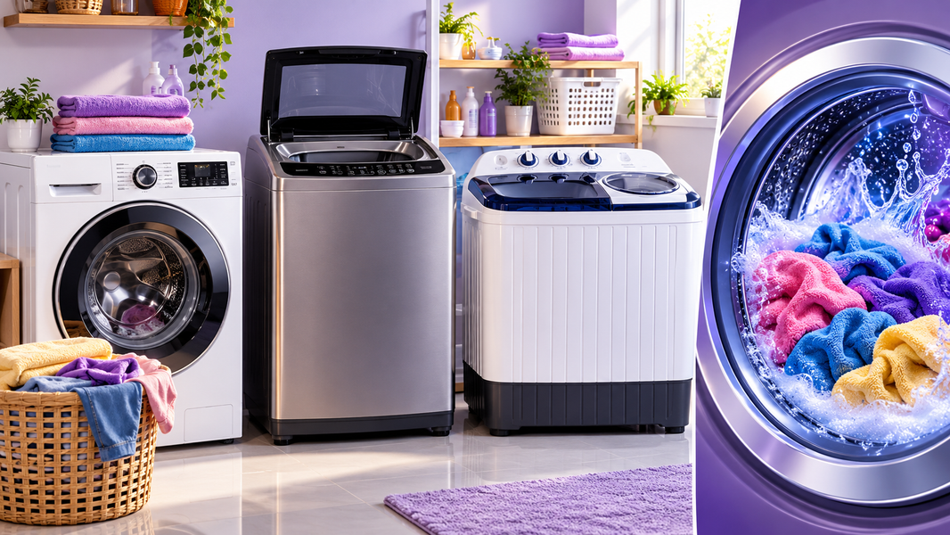 Front Load vs Top Load vs Semi-Automatic Washing Machine: Which Suits Your Home?
