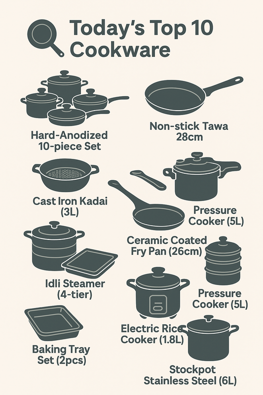 Today’s Top 10 Cookware Picks for Every Kitchen