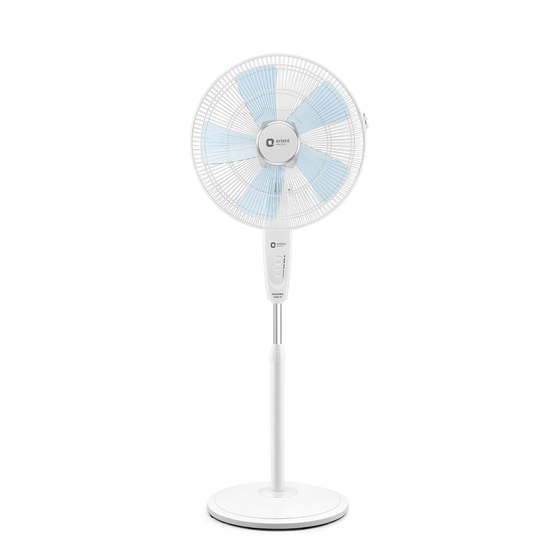 Wind Pro Stand 400 MM High Velocity Pedestal Fan (Snow White)