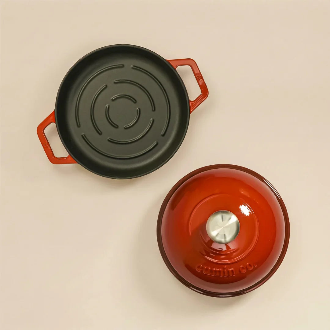 No. 8 Enamel Cast Iron Bread Oven (20cm)