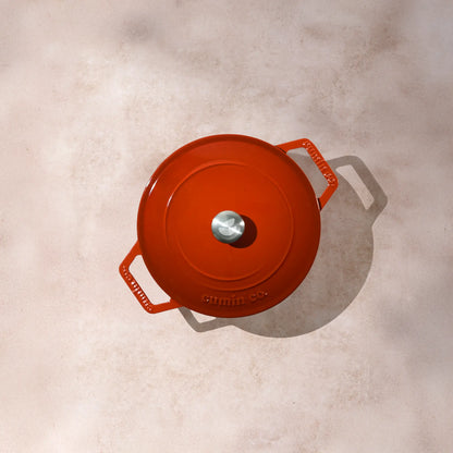 No. 8 Enamel Cast Iron Dutch Oven (2.5L)