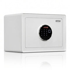 Plantex Digital Safe Locker For Home/23 Litre Safety Locker Box with Biometric Touchscreen Display & Dual Code Access Master & User/LED Light/Emergency Key/2 Years Warranty By Plantex - (White)-1