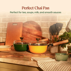 No. 7 Enamel Cast Iron Sauce Pan (1.3L)