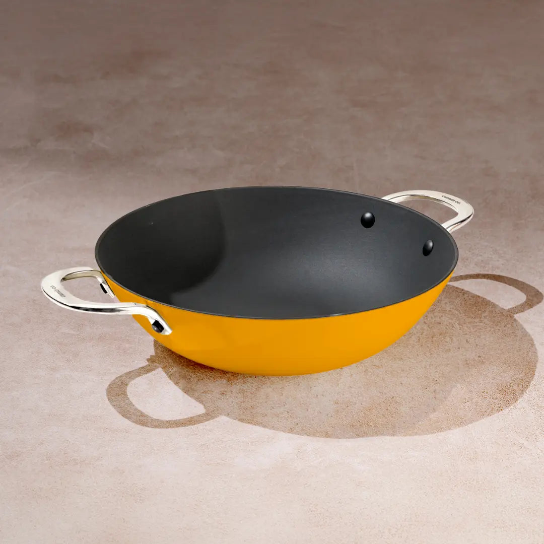 No. 11 Enamel Cast Iron Kadai LITE (3.9L)