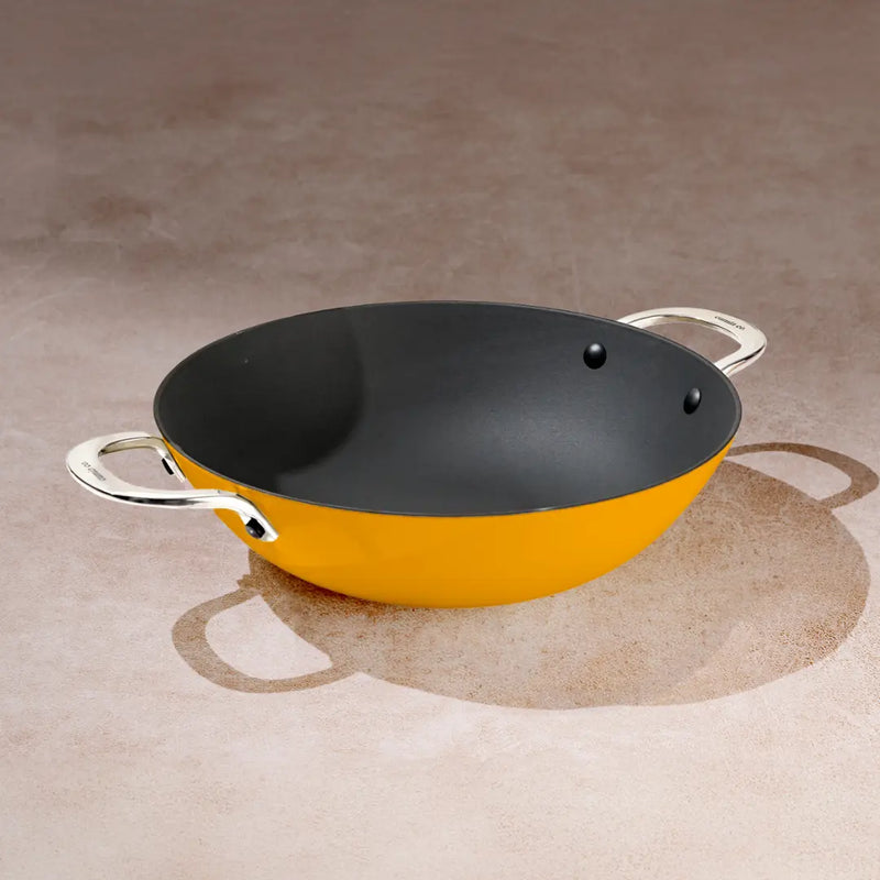 No. 11 Enamel Cast Iron Kadai LITE (3.9L)