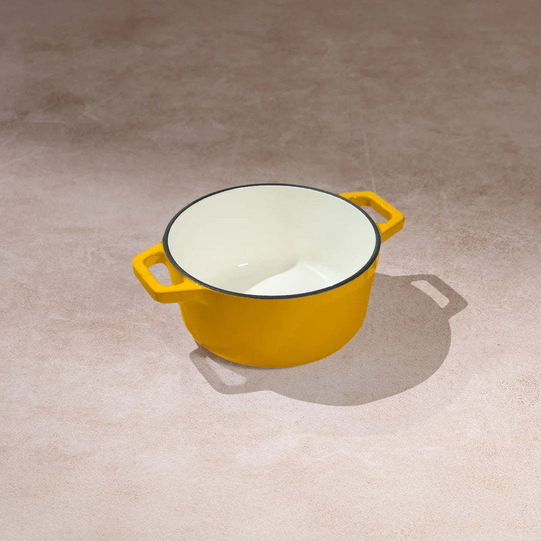 No. 6 Enamel Cast Iron Dutch Oven (1.2L)