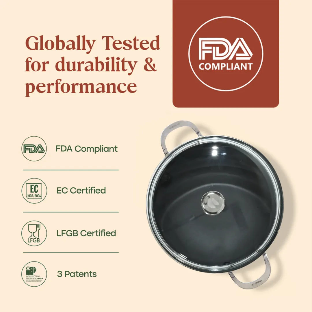 No. 11 Enamel Cast Iron Kadai LITE (3.9L)