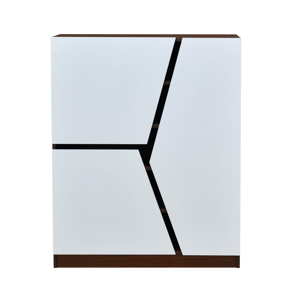 Nilkamal Tetris Shoe Cabinet (Urban Walnut)