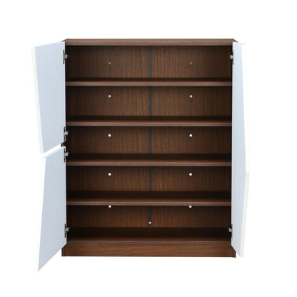 Nilkamal Tetris Shoe Cabinet (Urban Walnut)
