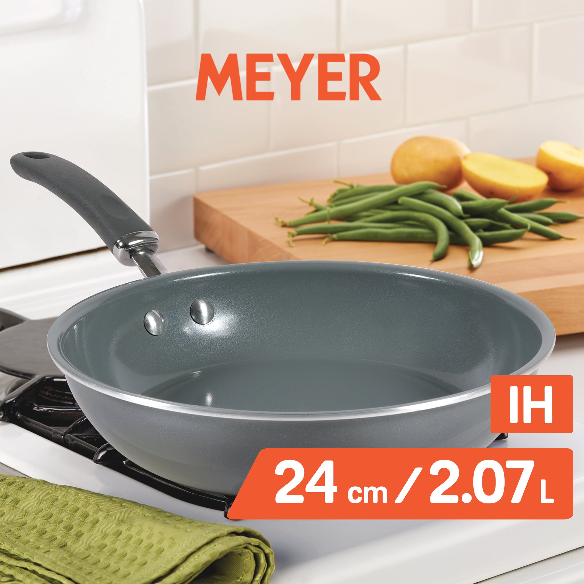 Meyer Anzen Ceramic Coated Cookware 24cm Frypan