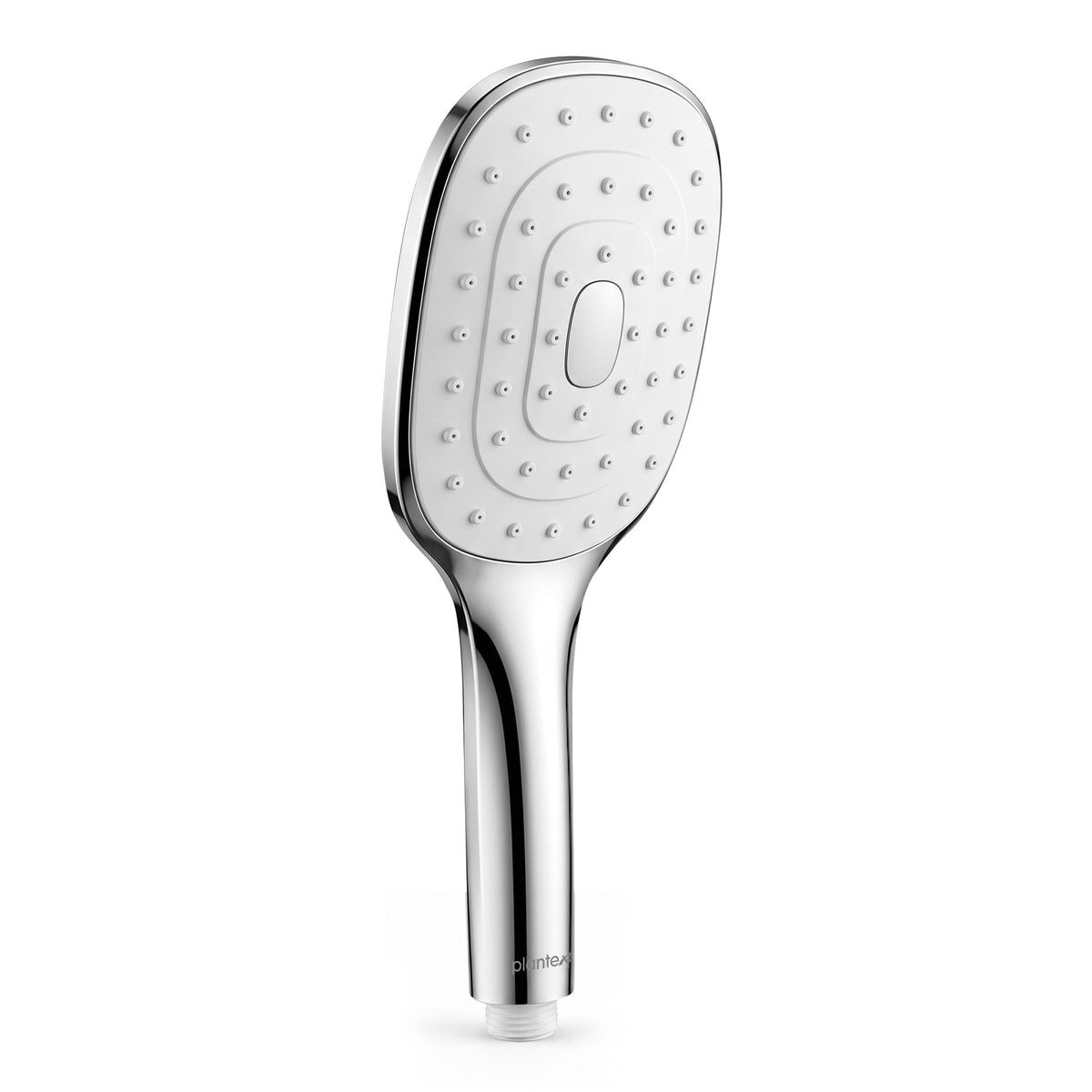 Plantex ABS Hand Shower for Bath/Self Cleaning Hand Shower/Rectangle Shower Head for Home & Hotel/Handheld Shower Without Hose Pipe - (Chrome, H326)-1