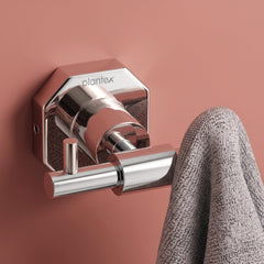 Plantex 304 Grade Stainless Steel Hook for Bathroom/Cloth Hanger for Wall/Hanger Hooks/Wall Hooks for Hanging Strong - Nipron (Chrome)-1