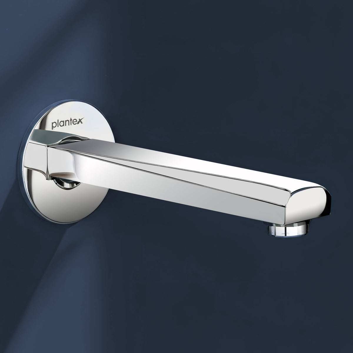 Plantex Bath Tub Spout with Wall Flange/Single Lever Spout/High Flow Tap for Bathroom/Kitchen - Pack of 1 (Chrome)-1