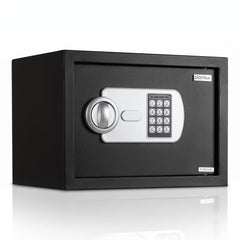Plantex 23 Litre Safe Locker for Home/Electronic Safety Locker with Master & User PIN Code Access with Emergency Key/Hotel Safe Box/2 Years Warranty By Plantex - Black-1