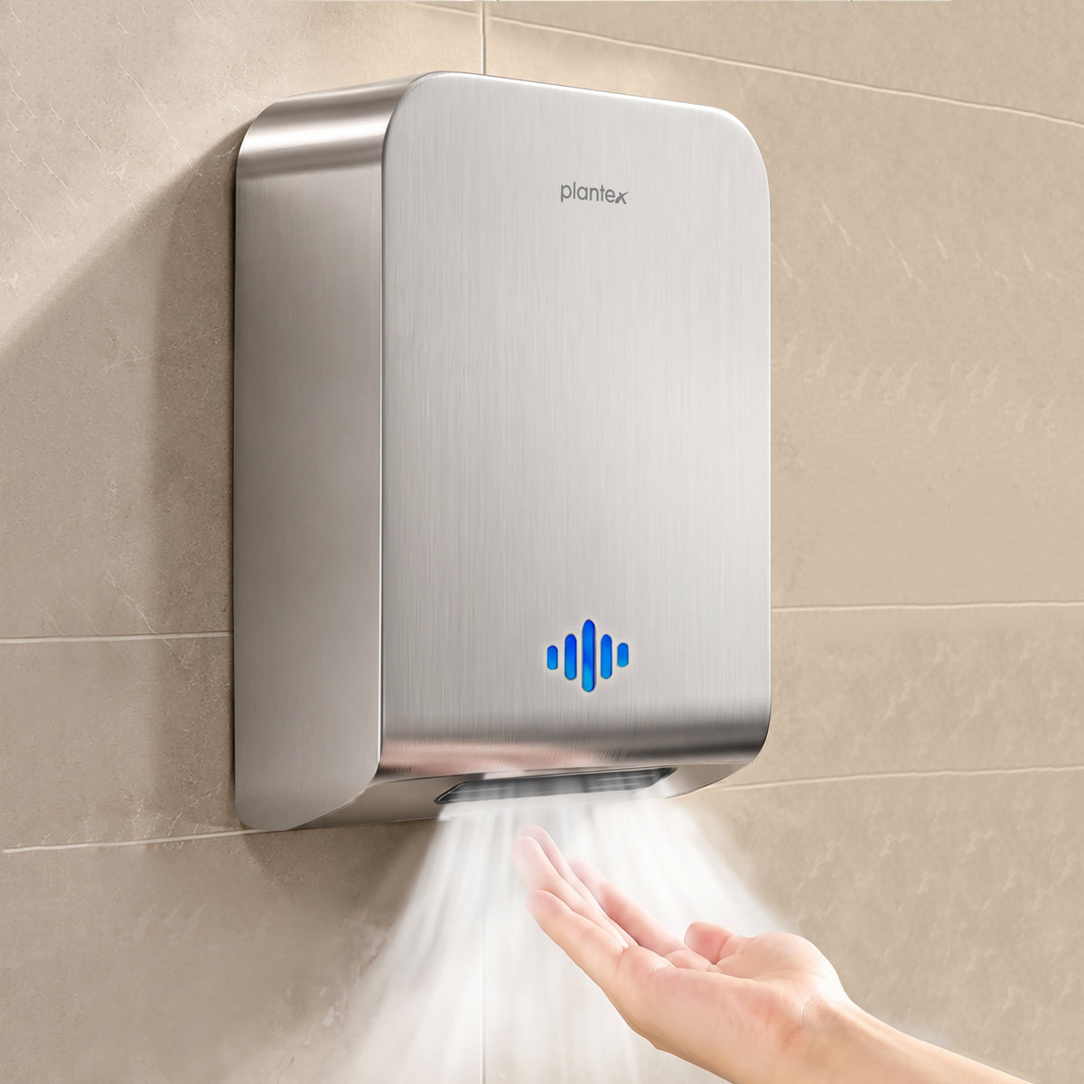 Plantex Automatic Hand Dryer 1000W/304 Stainless Steel Touchless Hand Dryer-1