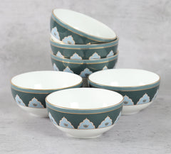 India Circus Gardenia Dreams Dinner Set (Pack Of 20), For Family of 6