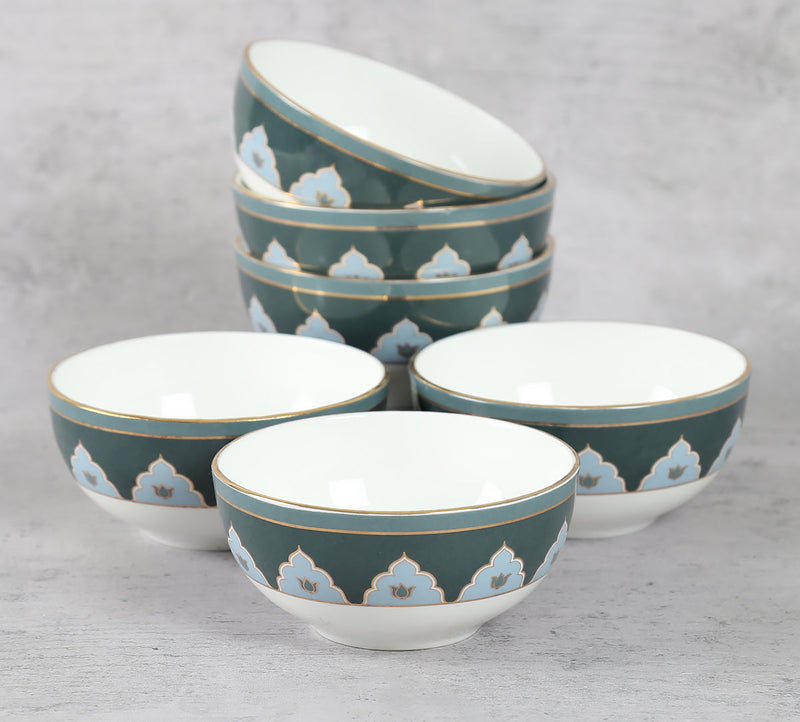 India Circus Gardenia Dreams Dinner Set (Pack Of 20), For Family of 6
