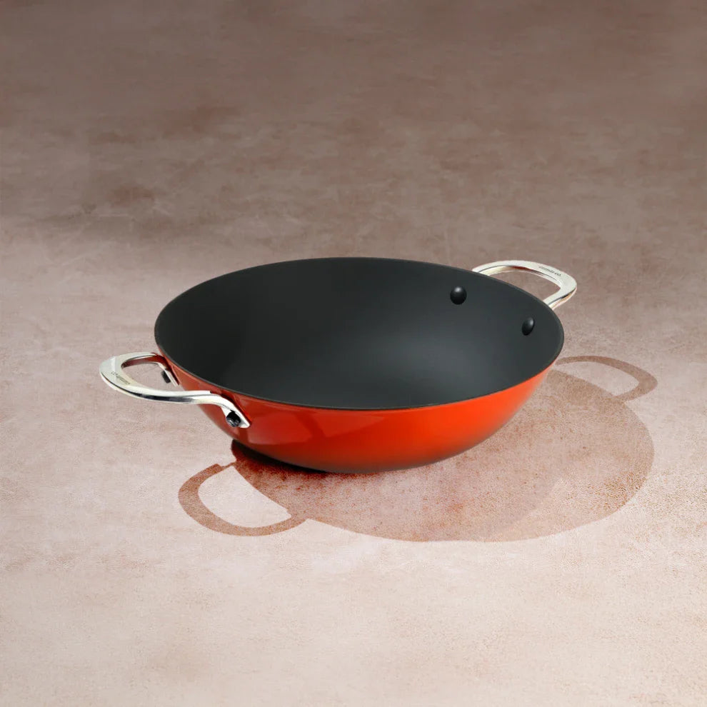 No. 9 Enamel Cast Iron Kadai LITE (2.1L)