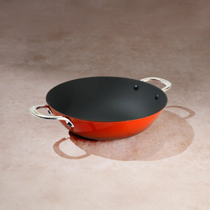 No. 9 Enamel Cast Iron Kadai LITE (2.1L)