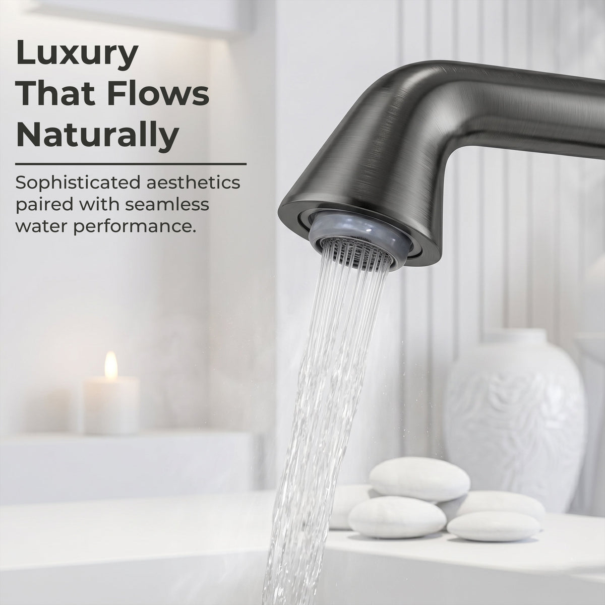 Plantex Brass Wash Basin Mixer Tap/Hot & Cold Basin Mixer Faucet/Deck Mount Pillar Spout for Bathroom Sink - Pack of 1 (APS-4600, Gun Metal)-4