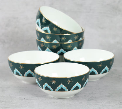 India Circus Nature's Bloom Dinner Set (Pack of 20), For Family of 6