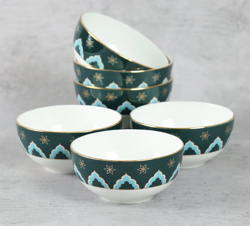 India Circus Nature's Bloom Dinner Set (Pack of 20), For Family of 6