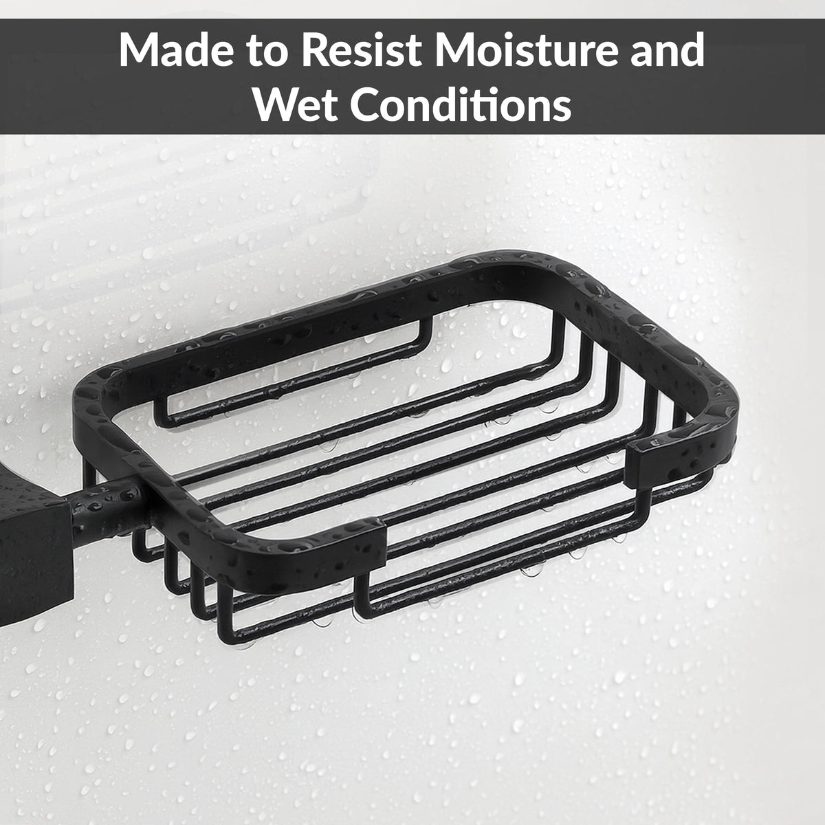 Plantex Space Aluminum Soap Holder for Bathroom Wall/Soap Stand/Soap Dish/Soap Holder for Bathroom Accessories (Black)-3