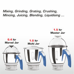 VIDIEM BLUEMIST 650W MIXER GRINDER