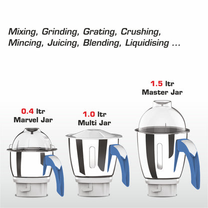 VIDIEM BLUEMIST 650W MIXER GRINDER