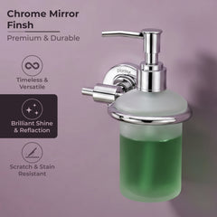 Plantex 304 Grade Stainless Steel Liquid Soap Dispenser/Shampoo Dispenser/Hand Wash Dispenser/Bathroom Accessories - Daizy (Chrome)-6
