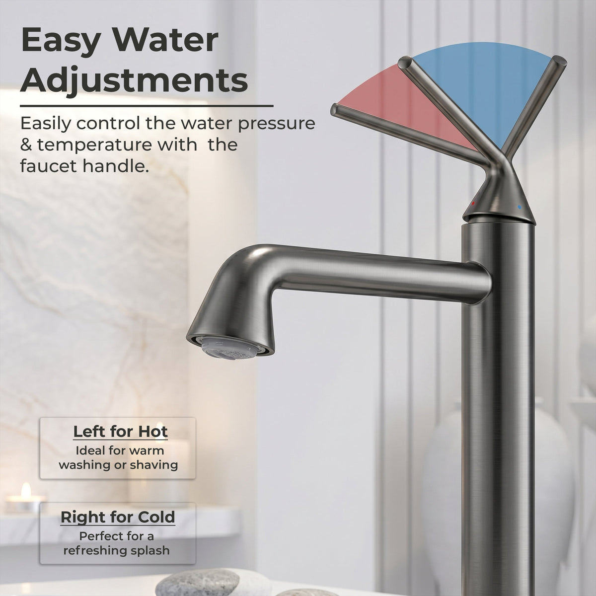 Plantex Brass Wash Basin Mixer Tap/Hot & Cold Basin Mixer Faucet/Deck Mount Pillar Spout for Bathroom Sink - Pack of 1 (APS-4600, Gun Metal)-5