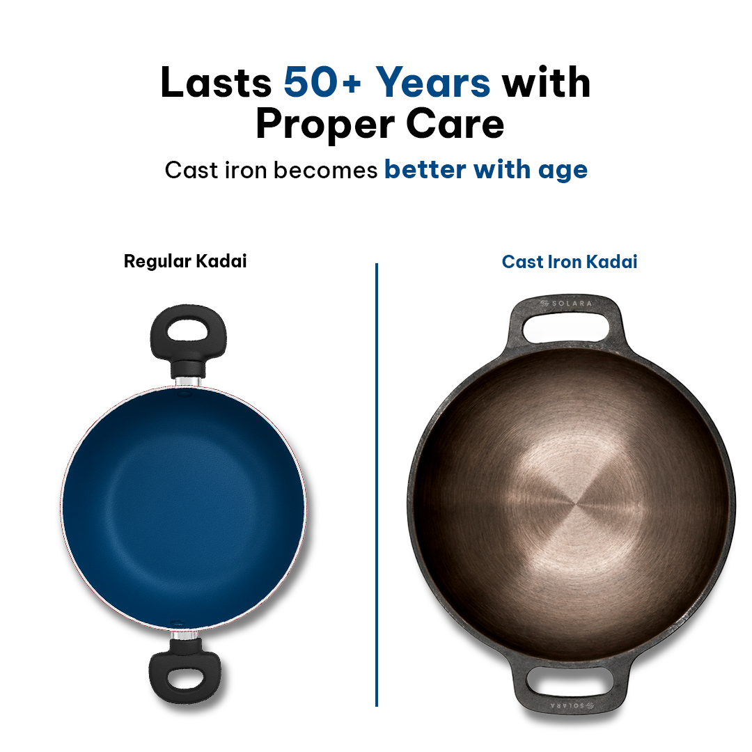 BlackForge Cast Iron Kadai